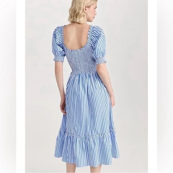 Hill House Louisa Nap Dress - Blueberry Stripe. S. NWT. - Picture 6 of 9